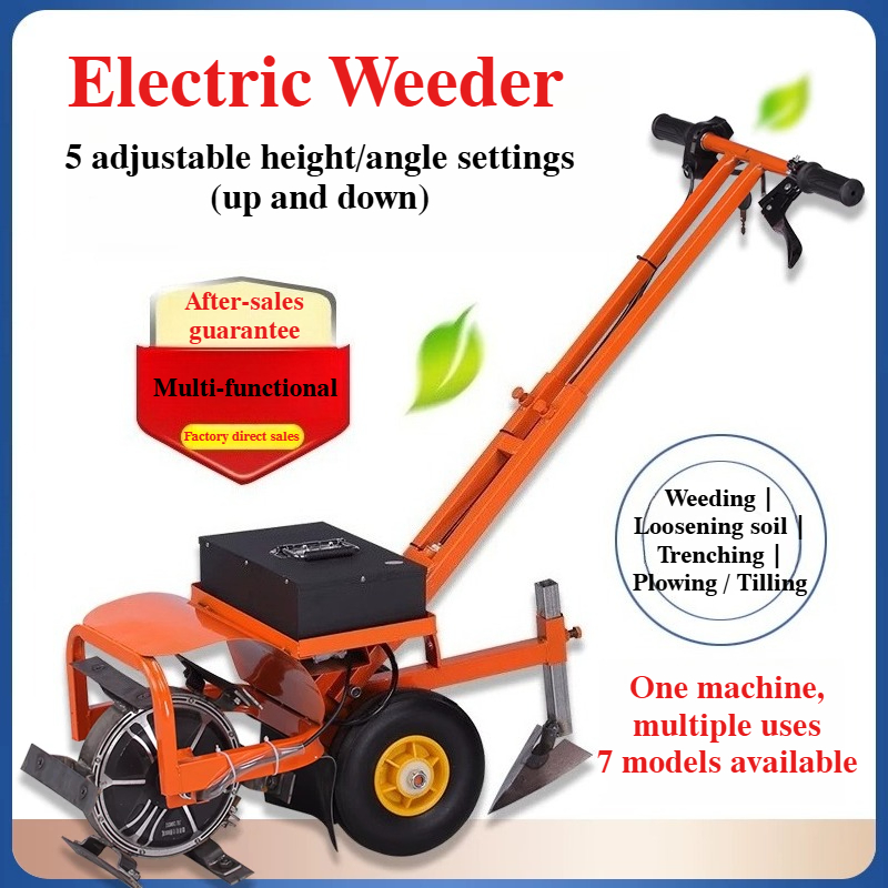 Soil Tilling Cultivator - Desherbador Elétrico de Jardim Sem Fio,