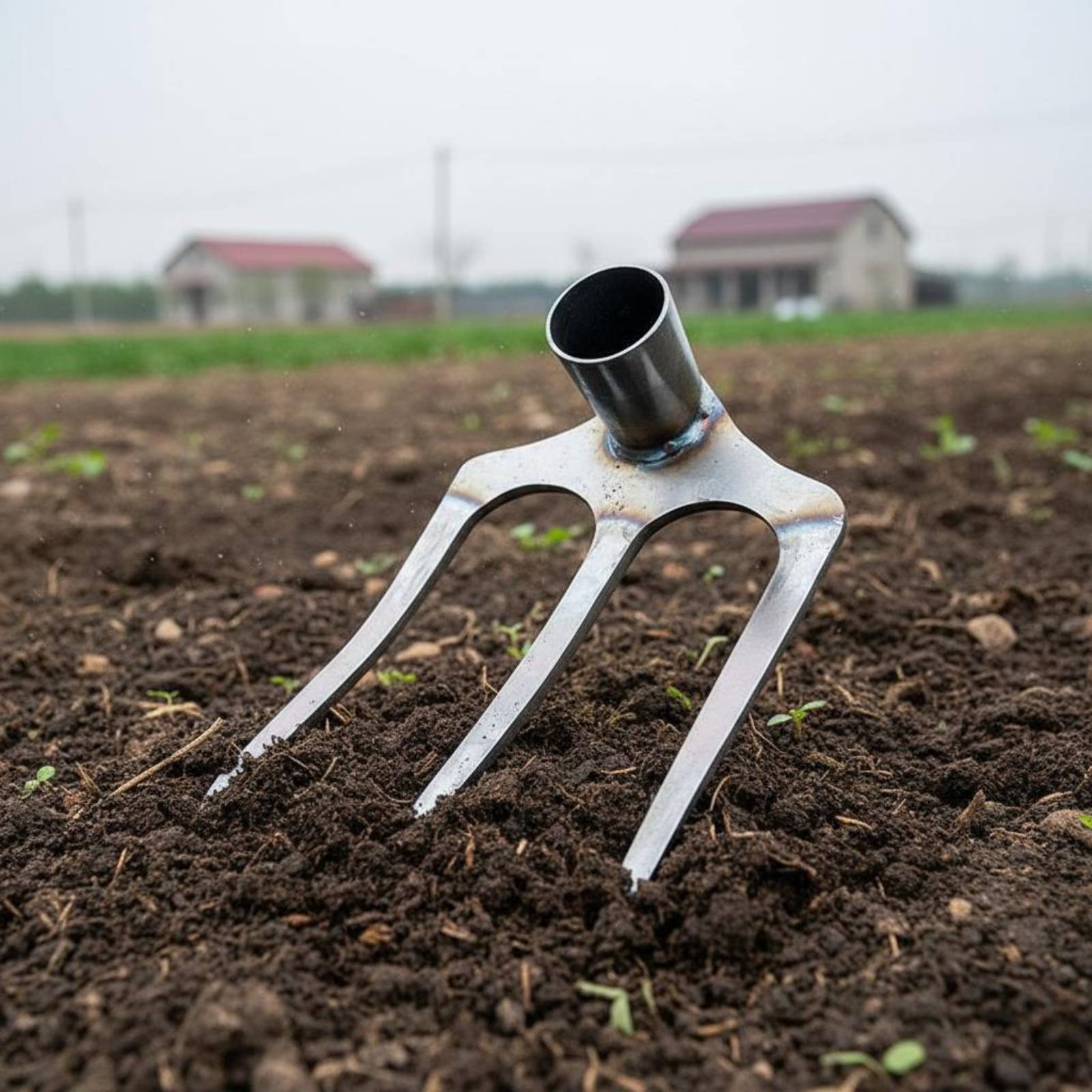 Soil Tilling Cultivator - Cabeça de Enxada de Aço com