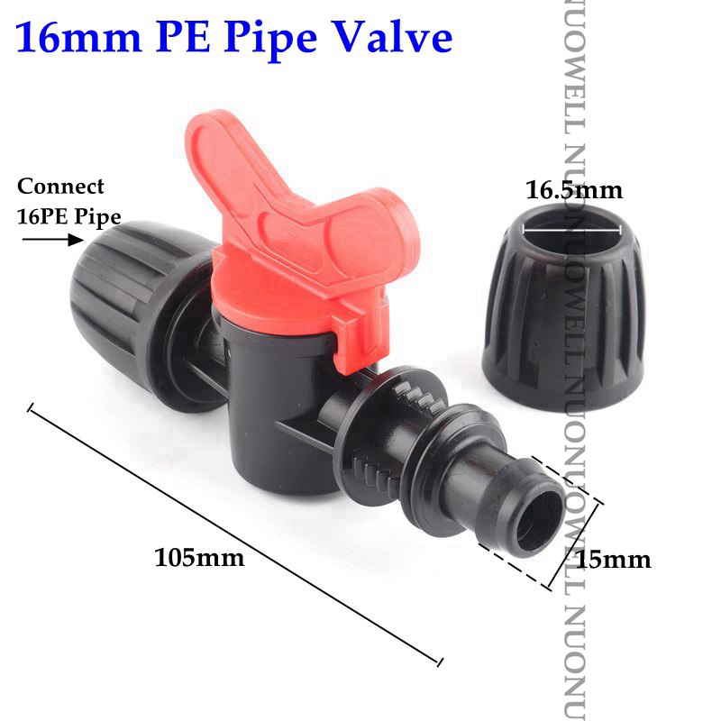 2 pçs novo 16mm conectores de  - Farming Pipe For Agriculture avaliação e preço
