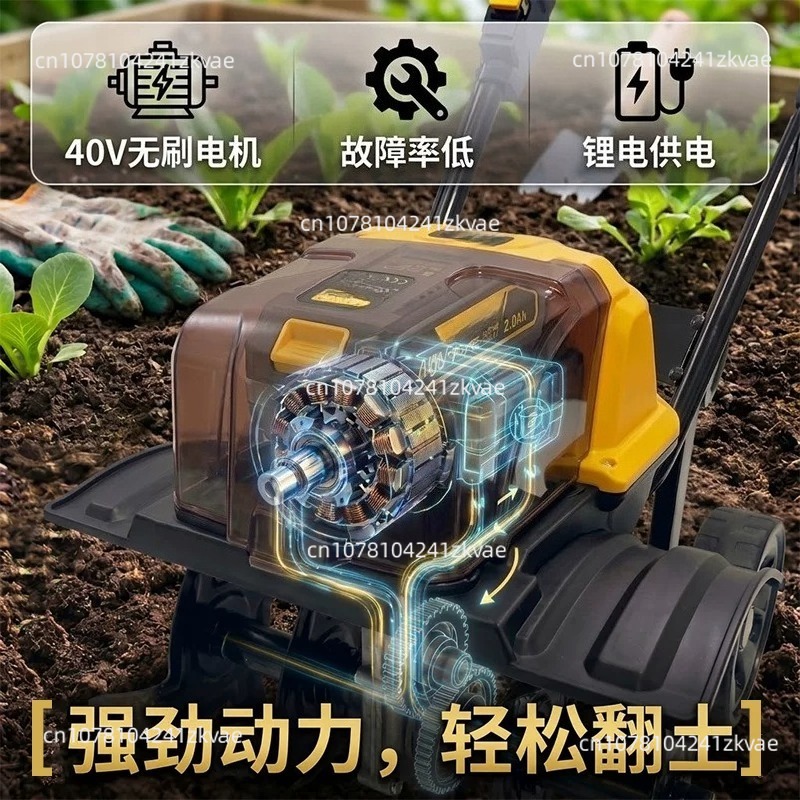 Microcultivador Elétrico Sem E - Soil Tilling Cultivator avaliação e preço