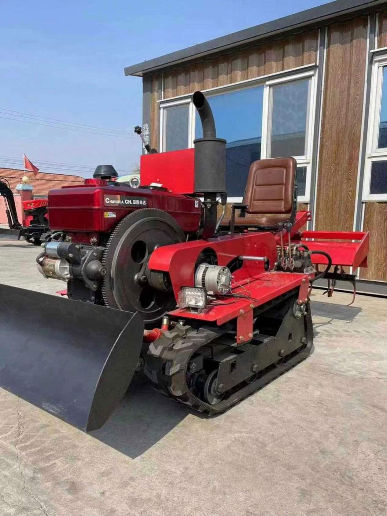 Enxada rotativa de esteiras a  - Farming Agriculture Tools avaliação e preço