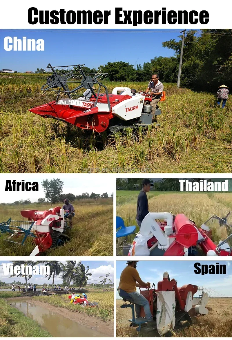 Máquina automática de colheita - Combine Harvester Mini avaliação e preço