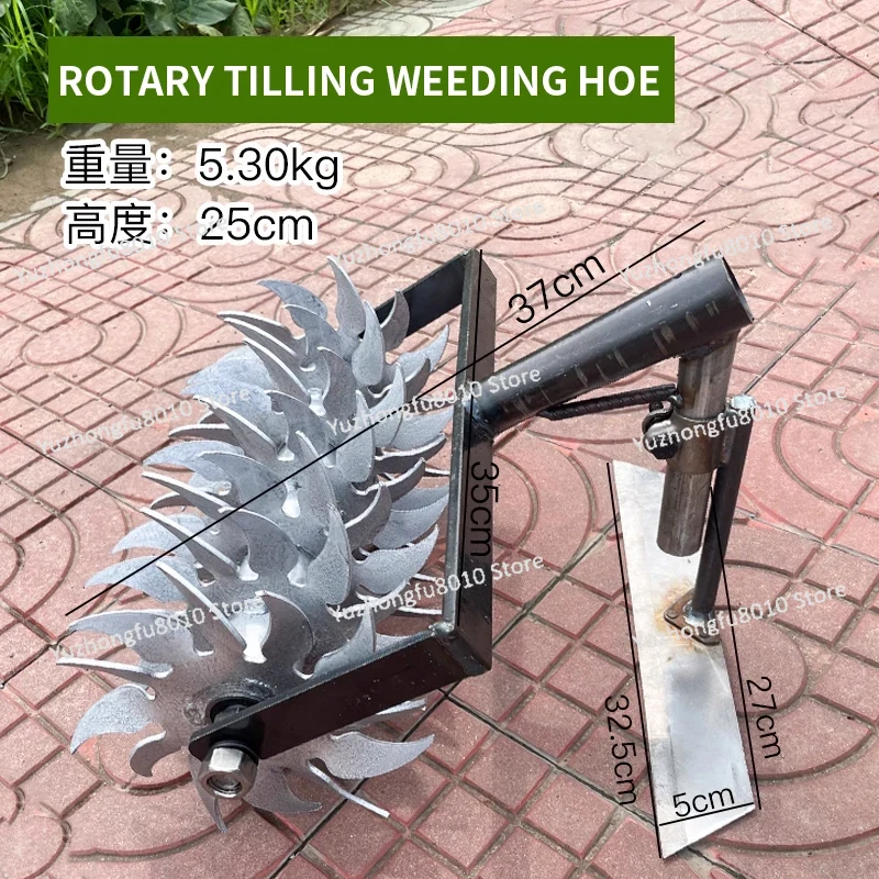 Nova Enxada de Roda Ciclone Ma - Soil Tilling Cultivator avaliação e preço
