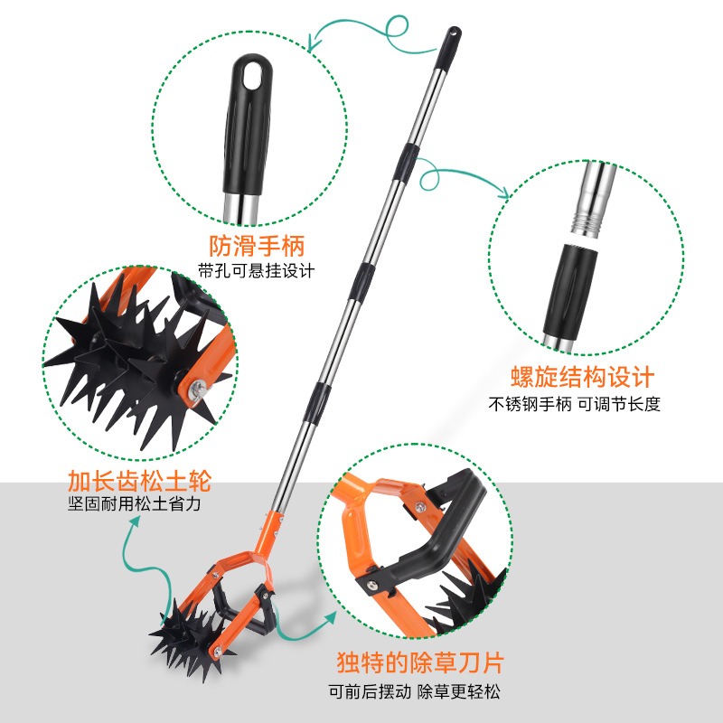 Ferramenta manual rotativa de  - Soil Tilling Cultivator avaliação e preço
