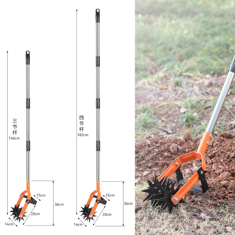 Ferramenta manual rotativa de  - Soil Tilling Cultivator avaliação e preço