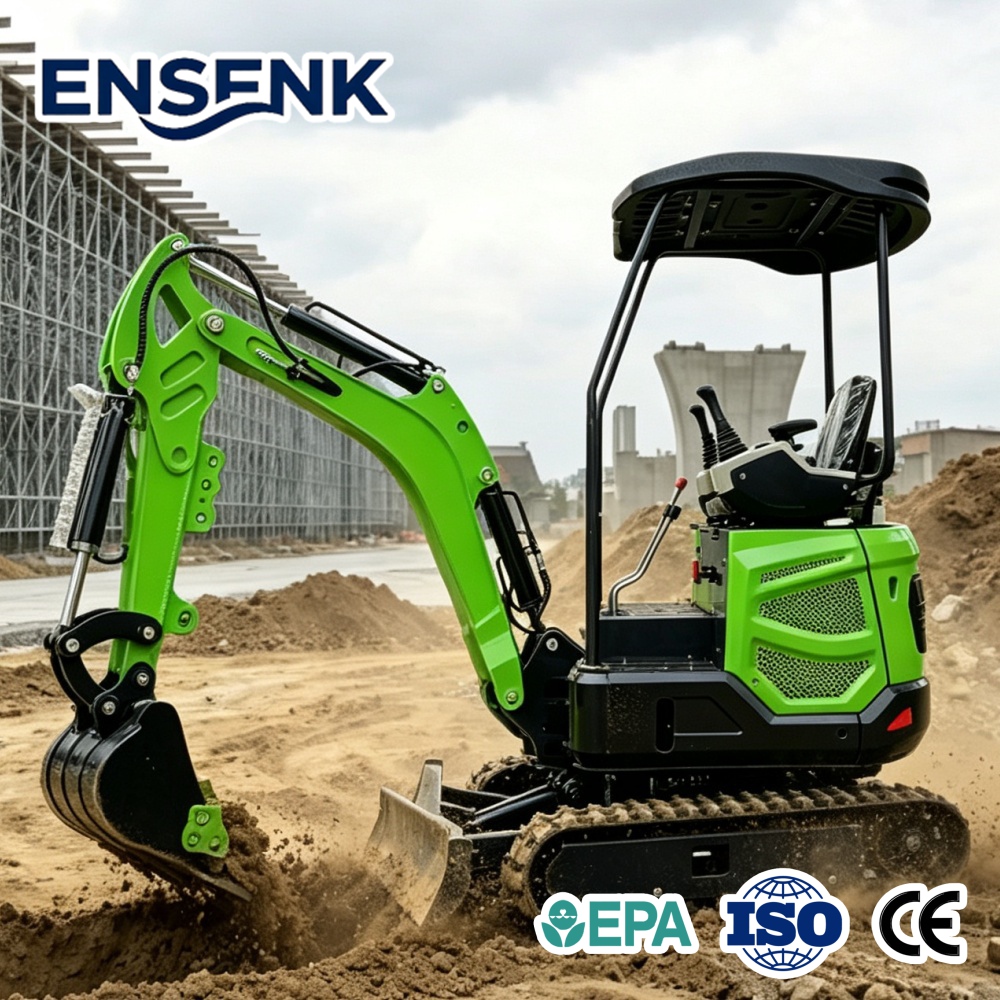 Mini Escavadora a Diesel de 1, - Farming Agriculture Tools avaliação e preço