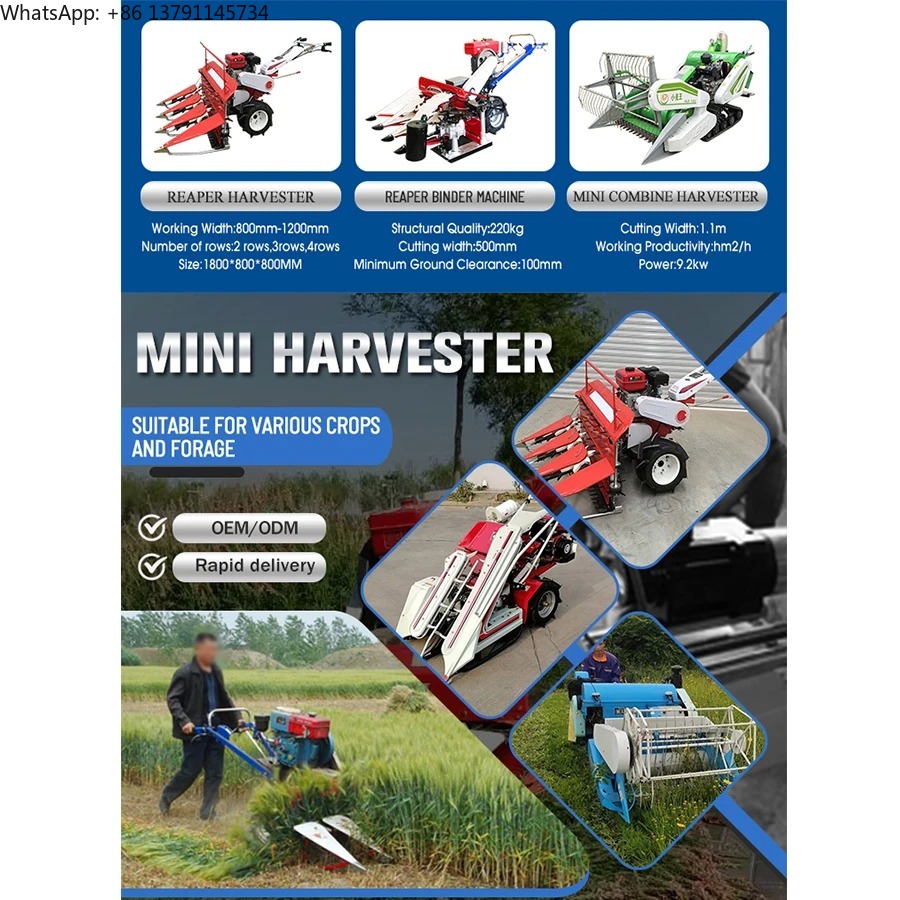 Colheitadeira e Debulhadora Co - Combine Harvester Mini avaliação e preço